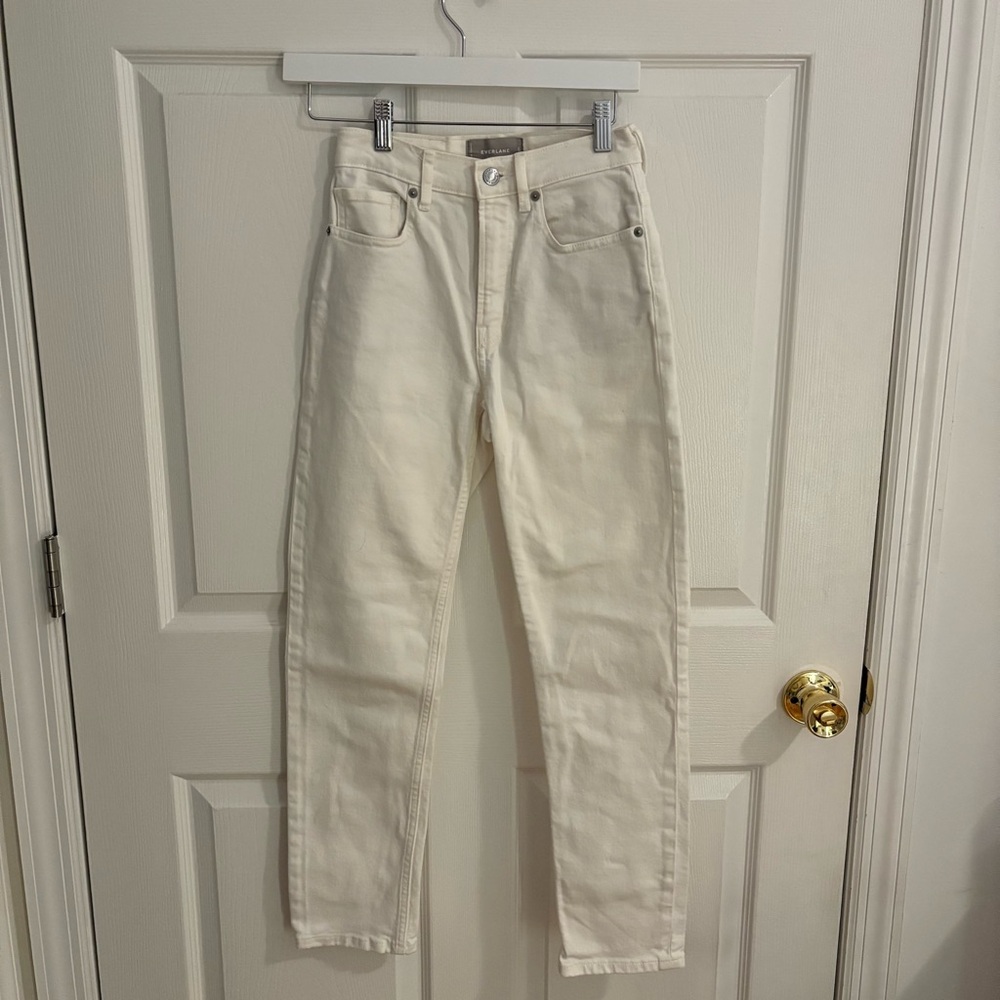 Everlane’s Cheeky Jean Crop Women’s Size 23 in White Denim